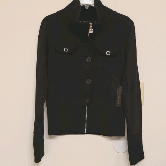 BCBGMAXAZRIA Women's Black Jacket - Picture 8 of 8